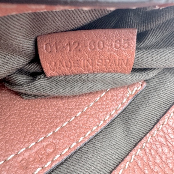 Auth Jimmy Choo Large Pink Leather Suede Sides 2way Riley Tote Crossbody Bag - Picture 15 of 16